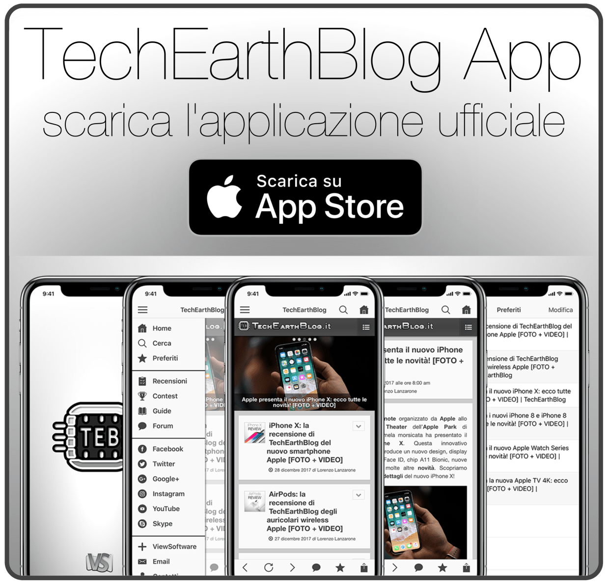 TechEarthBlog App 3.0: arriva su App Store la nuova app di TechEarthBlog per iPhone e iPad!